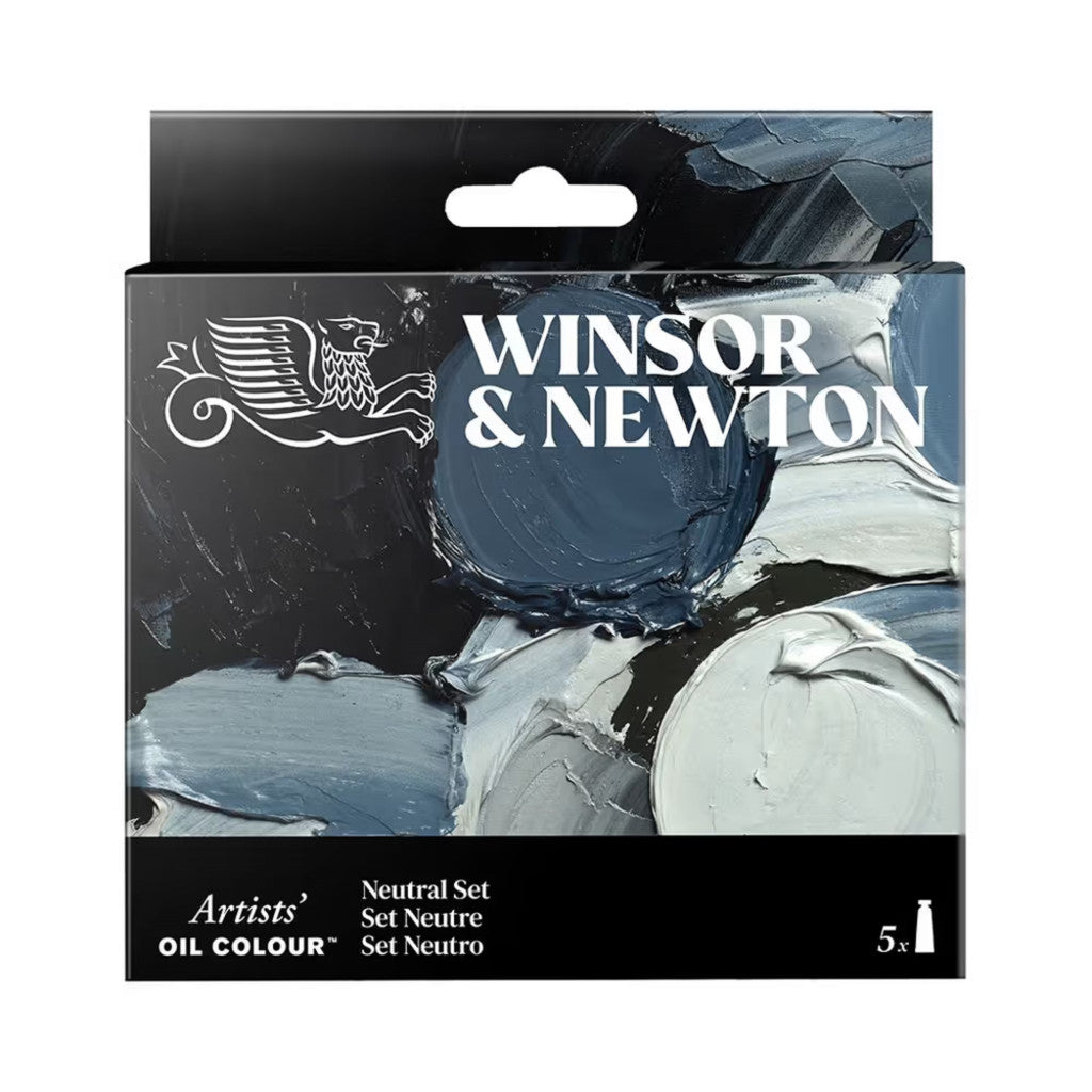 Winsor & Newton sett Artists Oil - "Neutral", 5x37ml