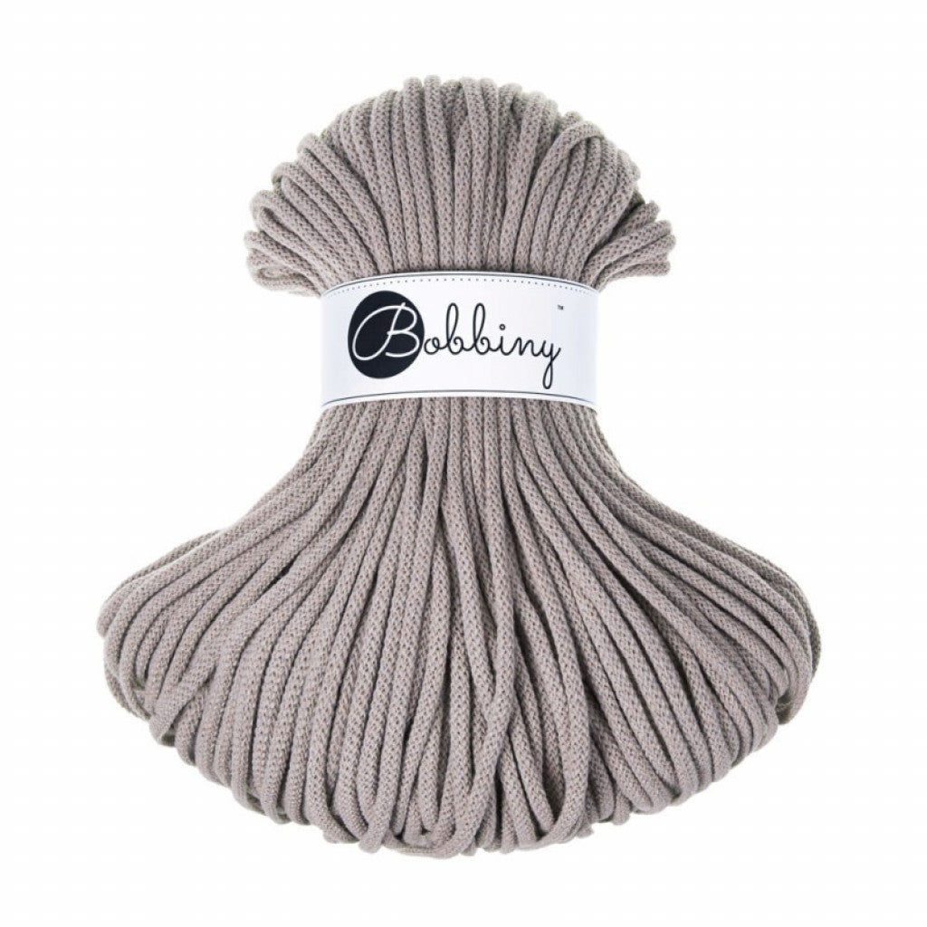 Bobbiny Braided Cord 5mm 100m - Pearl