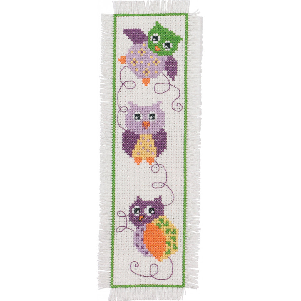 Permin Broderikit - Ugler 7x22 cm