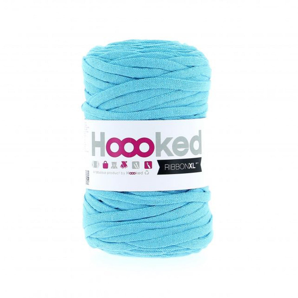 Hoooked Ribbon Xl Garn - Sea Blue 250g