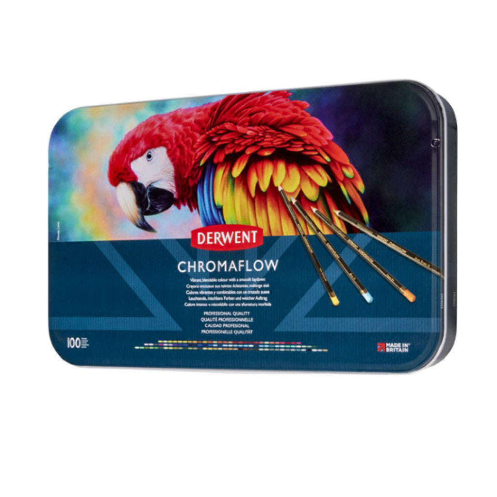 Derwent sett Chromaflow - 100 farger