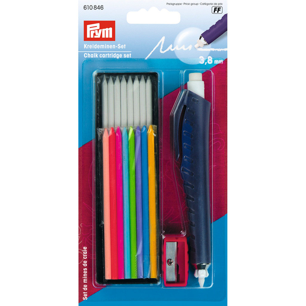 Prym Trykkblyant til Stoff - Miner 3,8mm, Assorterete Farger
