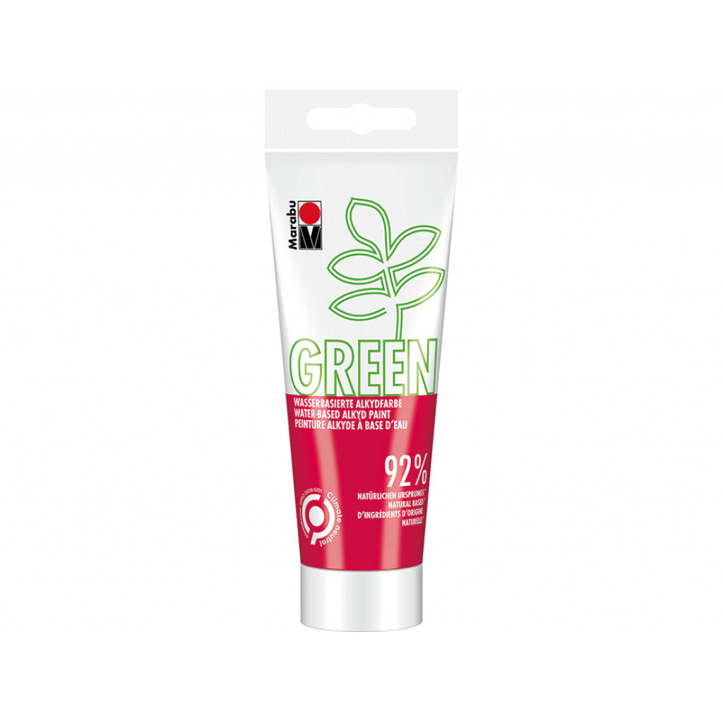 Vegansk Maling, Marabu Green Alkydmaling 100ml - 031 Cherry red