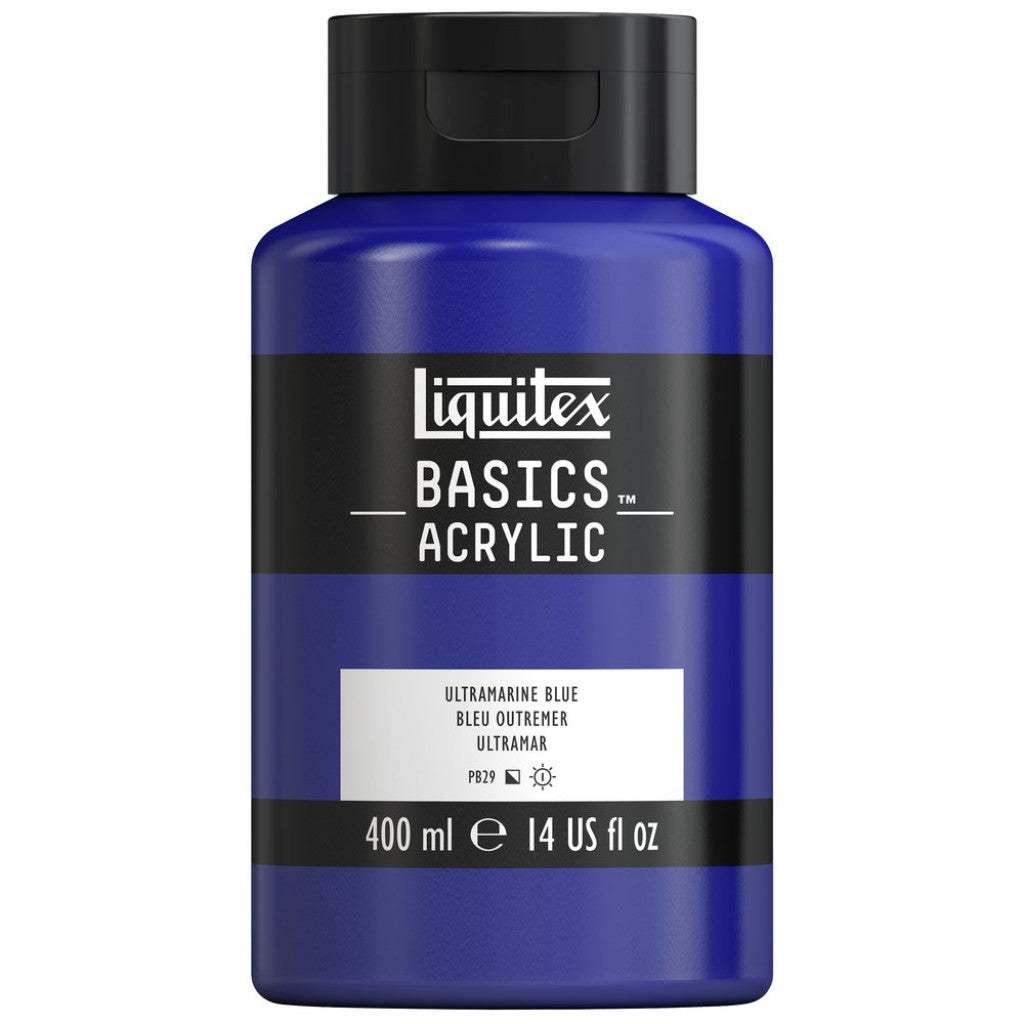 Liquitex Basics Acrylic 400ml - 380 Ultramarine Blue S1