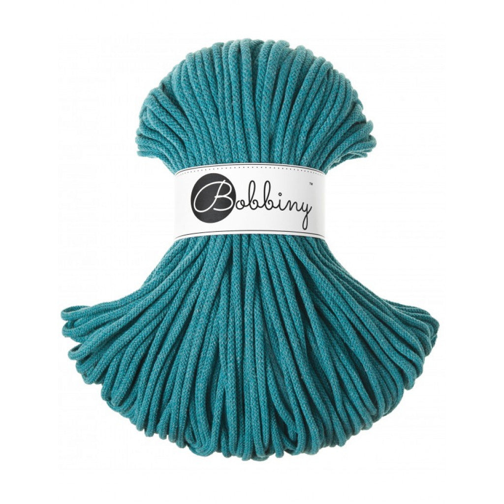Bobbiny Braided Cord 5mm 100m - Teal