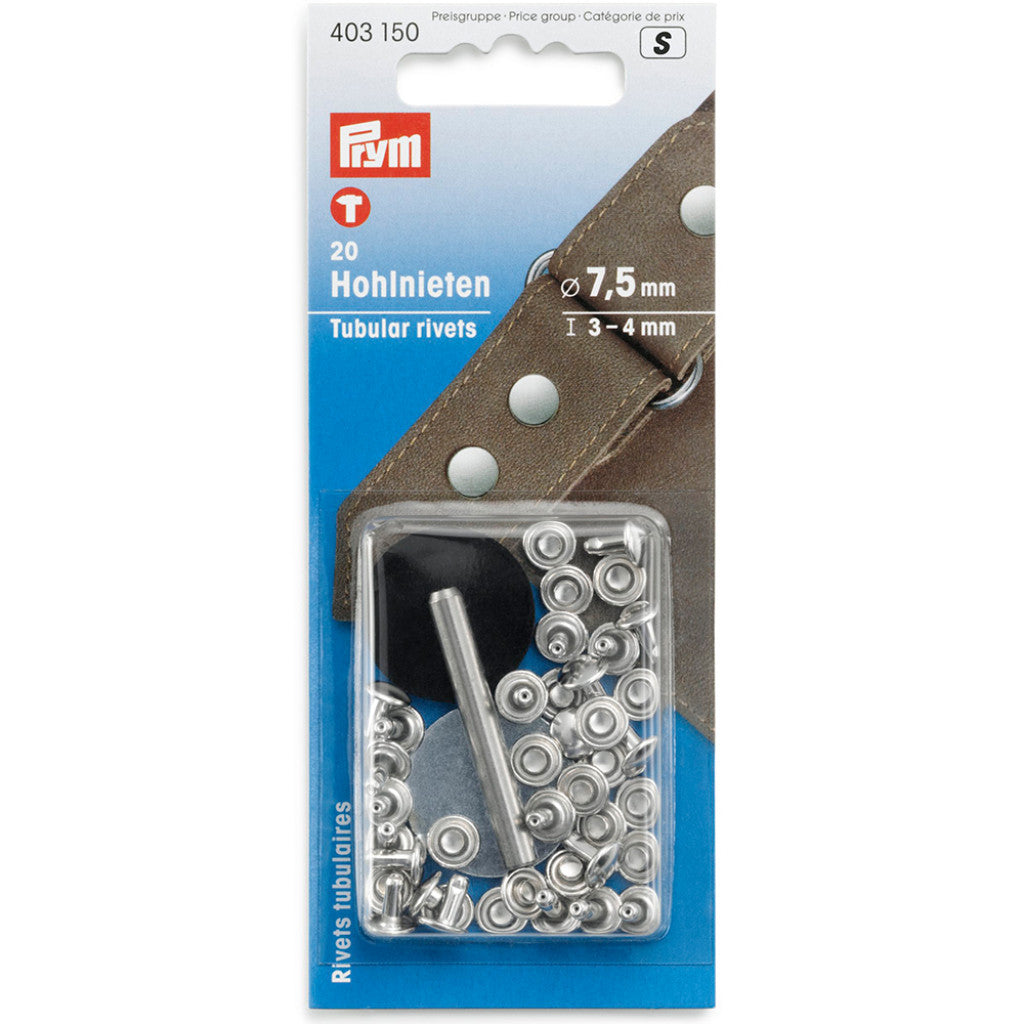 Prym Nagler 7,5mm, 20stk - Sølv