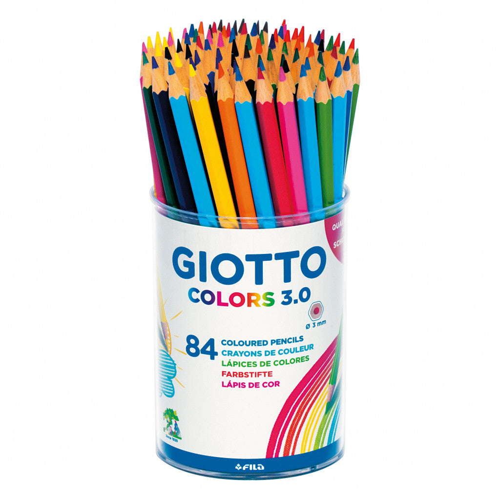 Fargeblyant Giotto Colors 3.0 Pot - 84stk