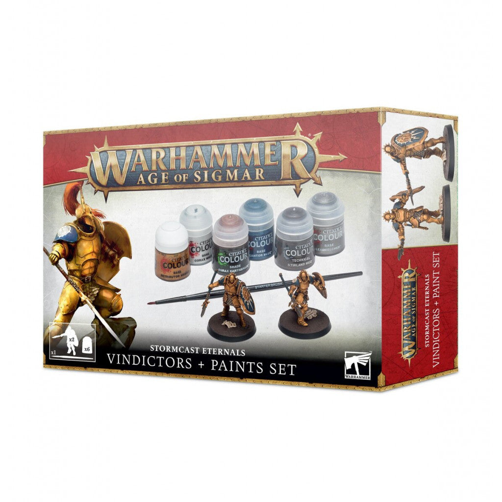 Warhammer Age of Sigmar, Stormcast Eternals - Vindictors & Paint Set