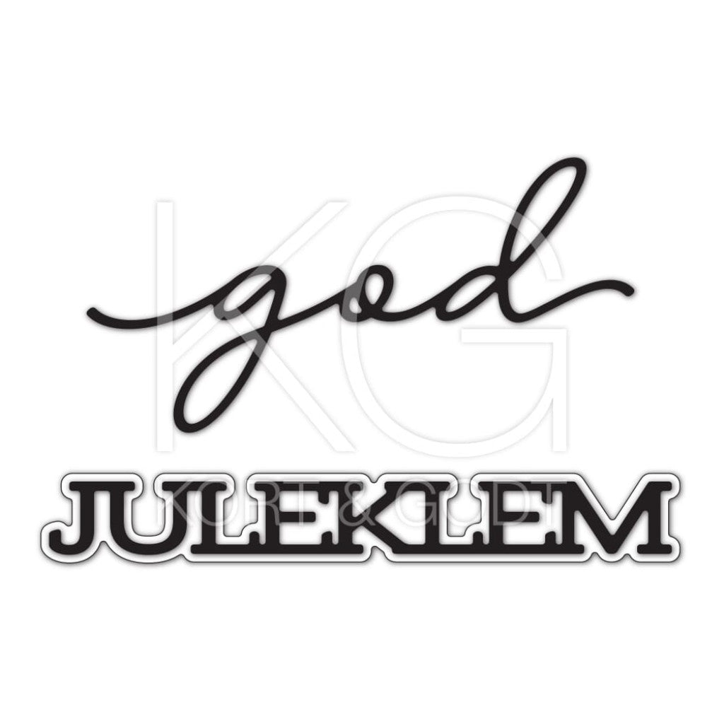 Kort & Godt Die - God juleklem 8598