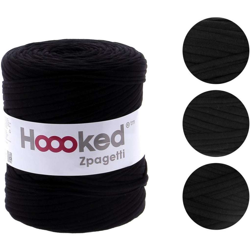 Hoooked Zpagetti, 700g - Black shades