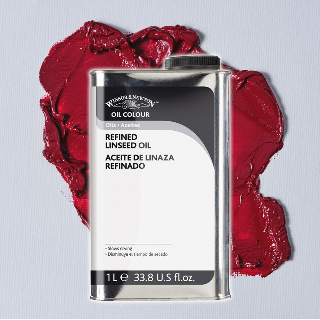 W&N medier olje - Linseed Oil Refined 1 l