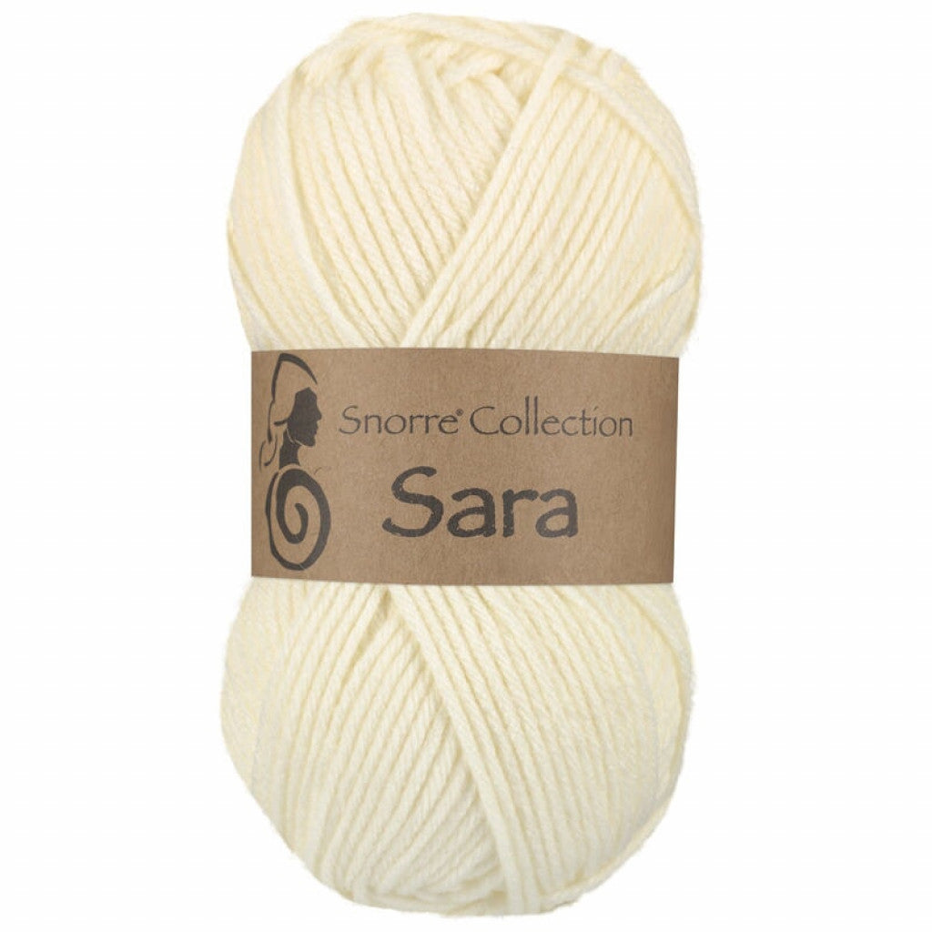 Sara - 902 Naturhvit