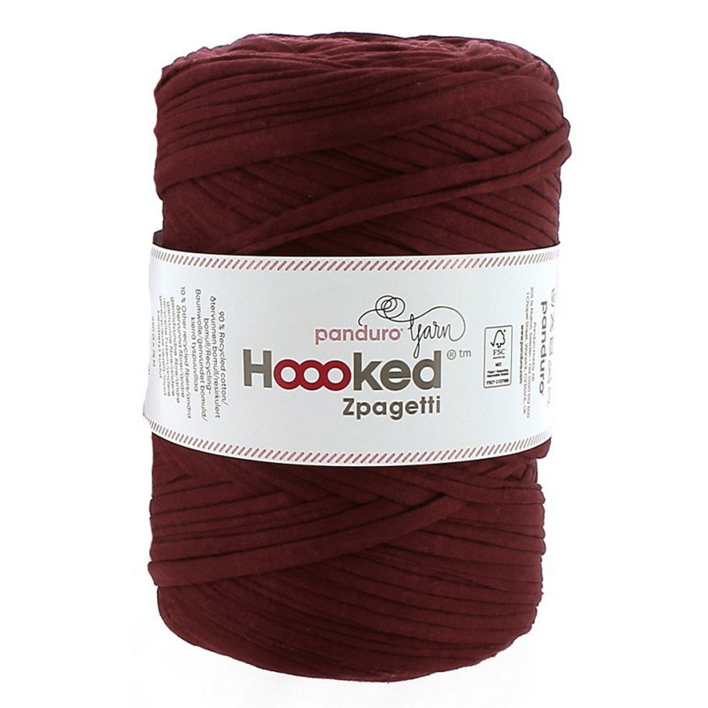 Hoooked Zpagetti, ca 450g - Vinrøde Toner