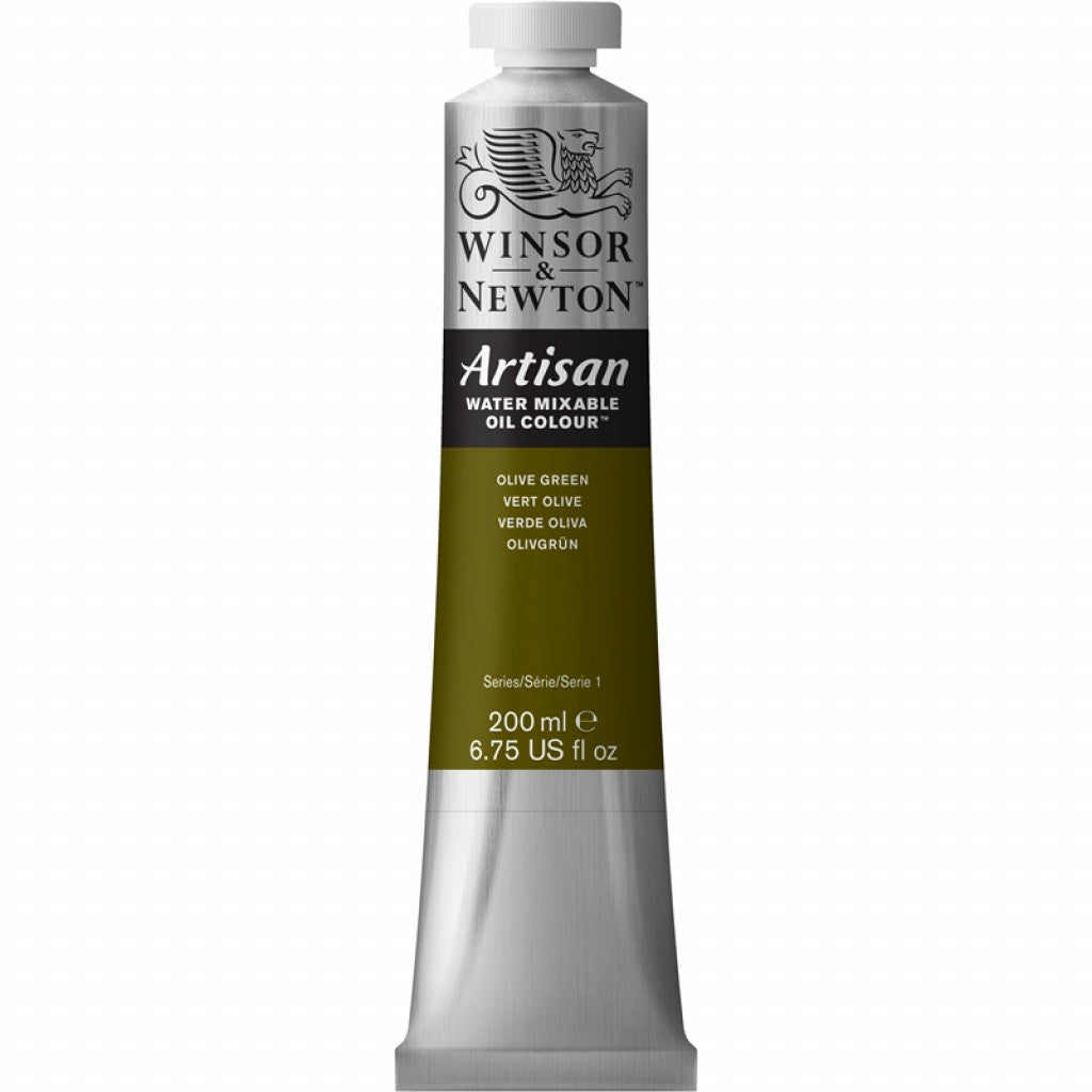 W&N - Artisan Water Mixable Oil 200ml - 447 Olive Green