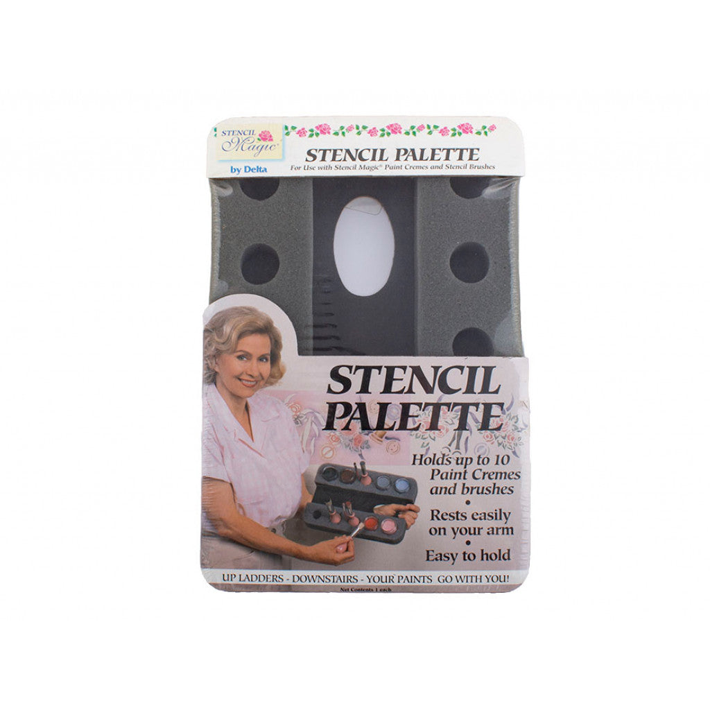 Stencil Palette - 10 hull til pensel eller maling