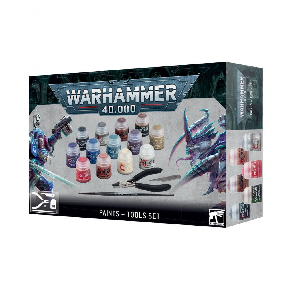 Warhammer 40K - Paints & Tools Set