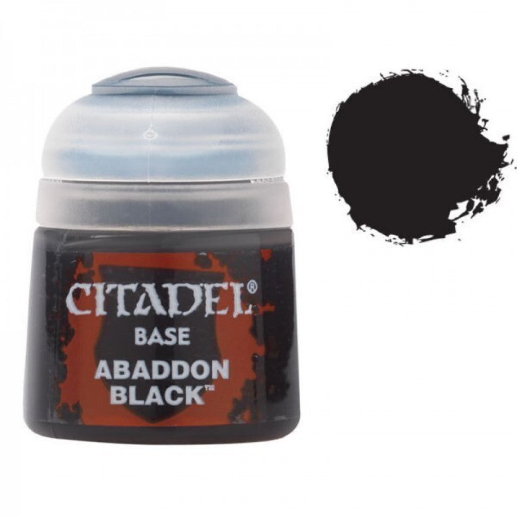 Citadel Base Paint, 12ml - Abaddon Black