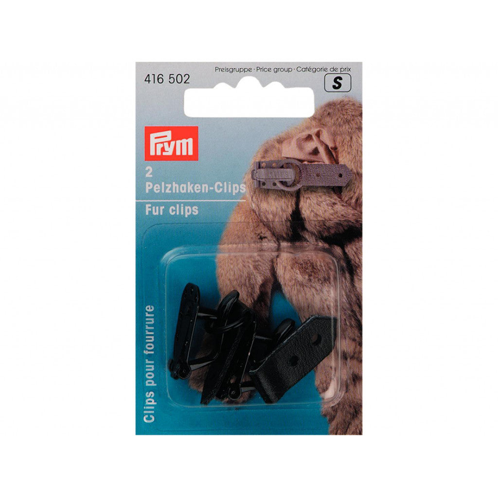Prym Klipshekte til Pels - 17mm 2stk sort