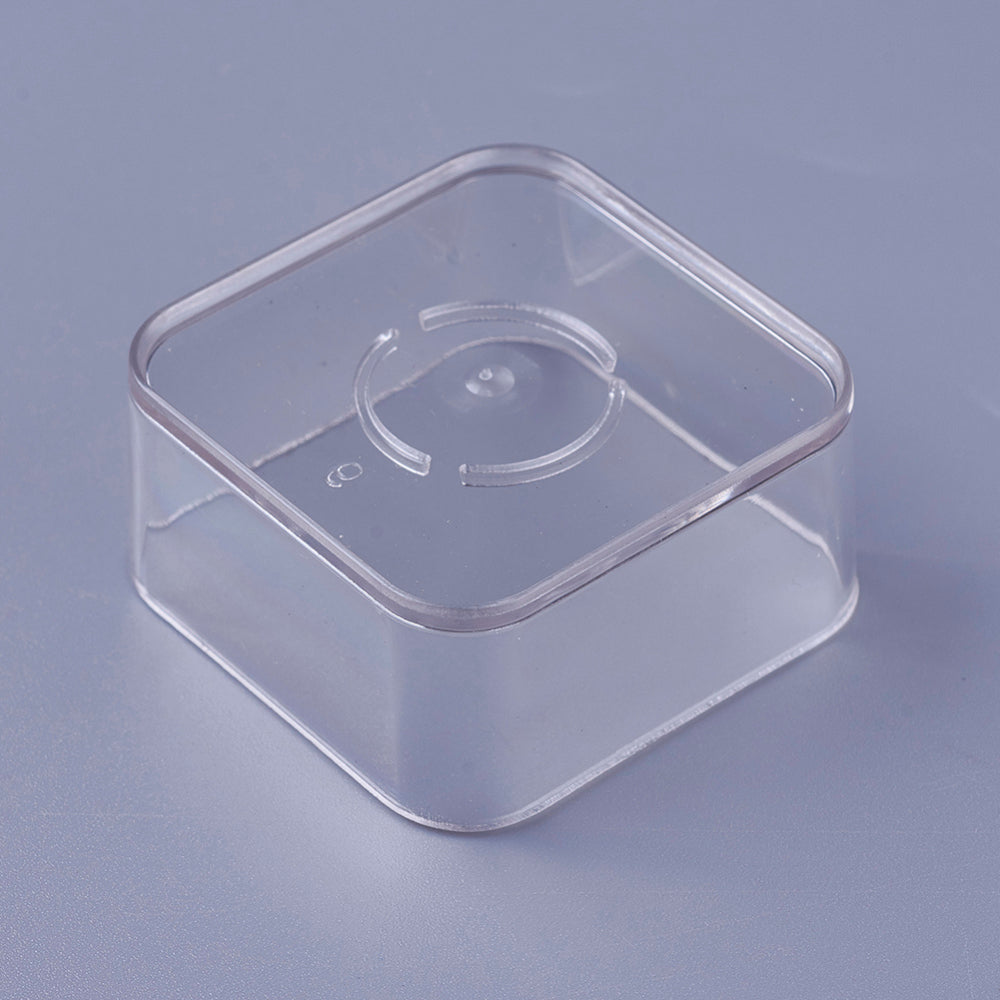 Telys-kopp, Plast, 38x38mm - Kvadrat