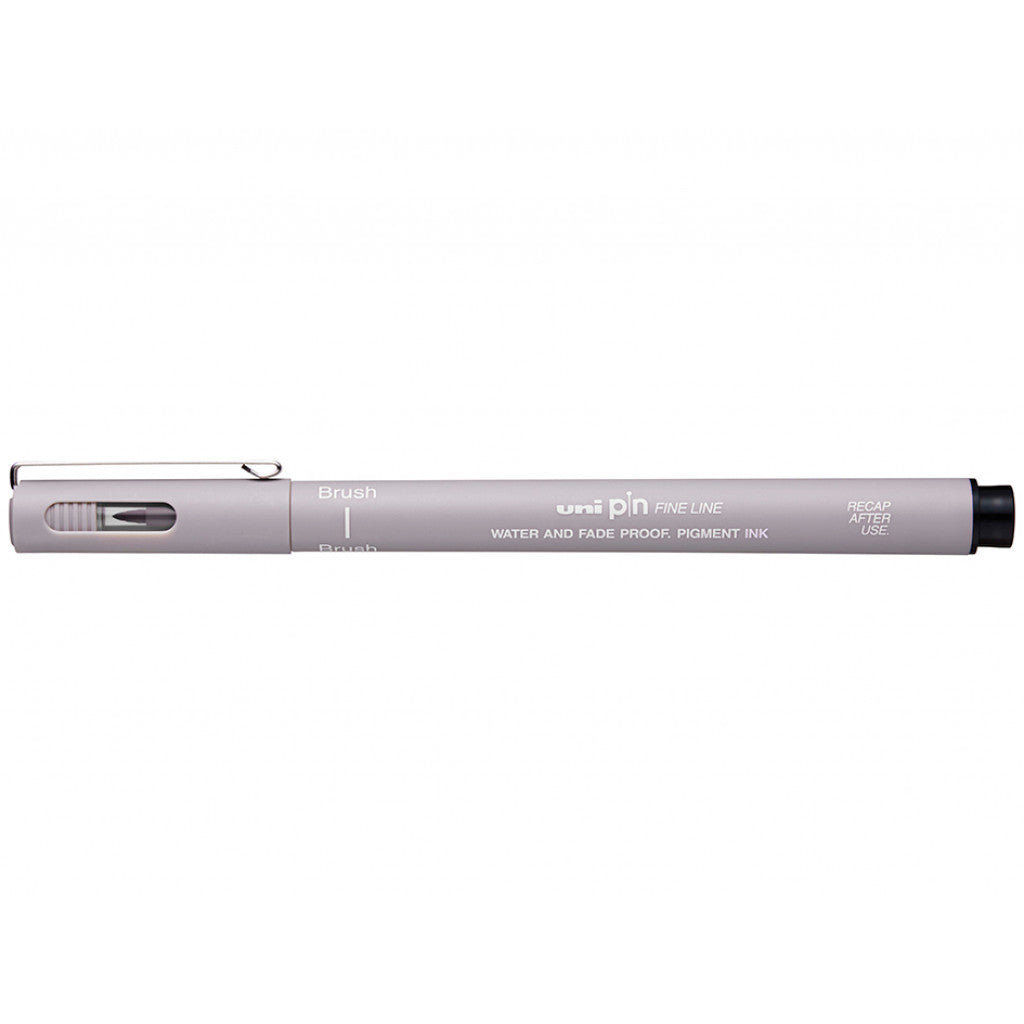 Uni pin Fineliner Brush Lys Grå