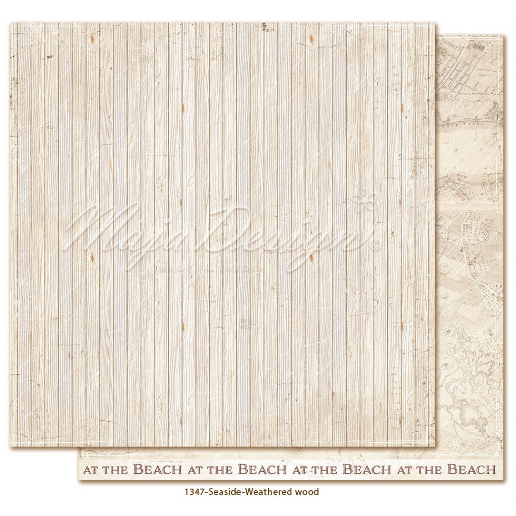 Maja Design Mønsterpapir - Seaside - Weathered Wood