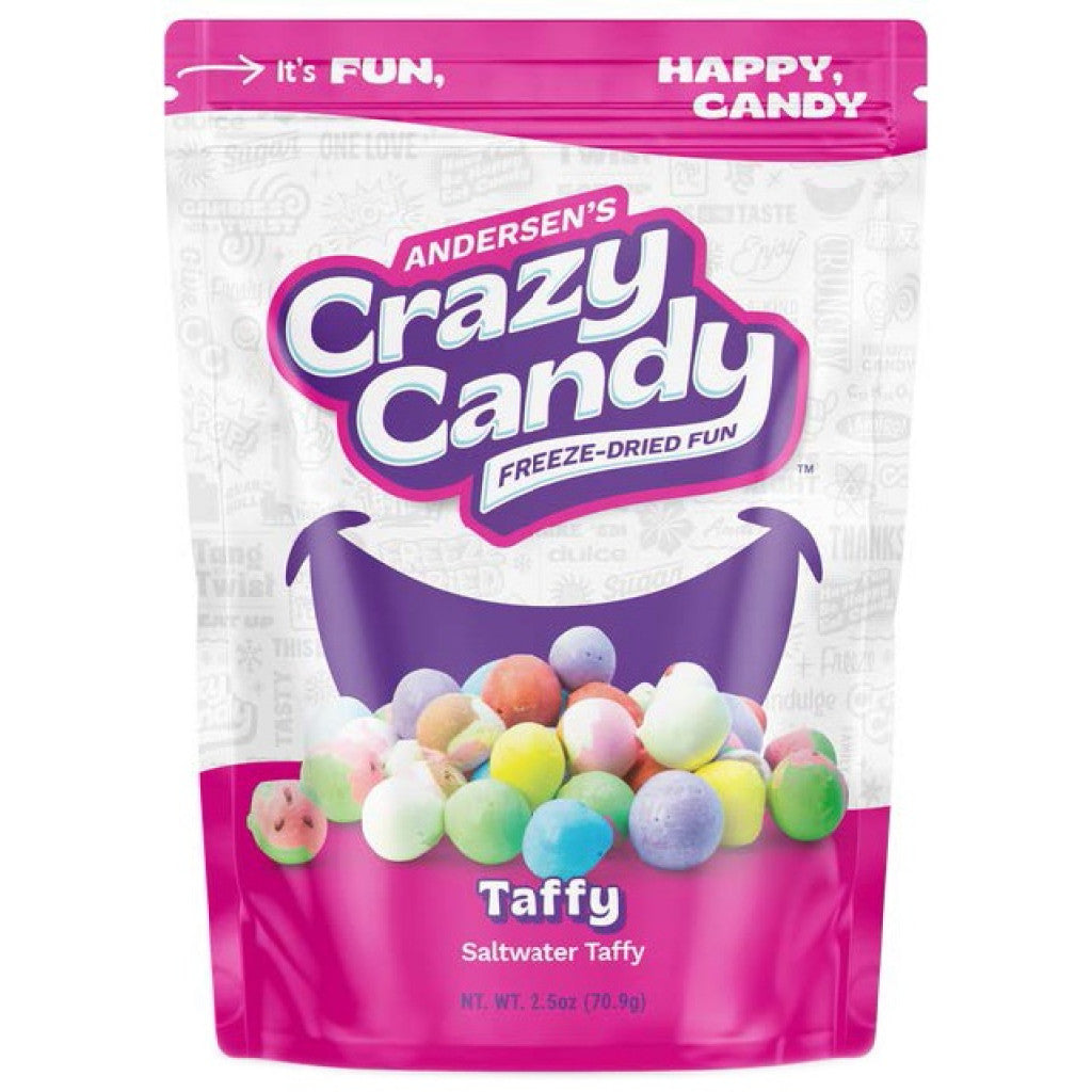 Andersen's Crazy Candy Freeze-Dried Fun-Taffy 2.4oz