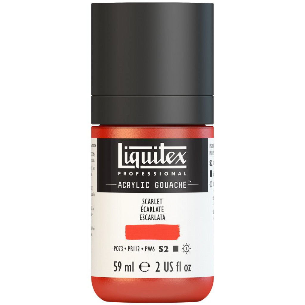 Liquitex Acrylic Gouache (matt) 59ml - 905 Scarlet S2