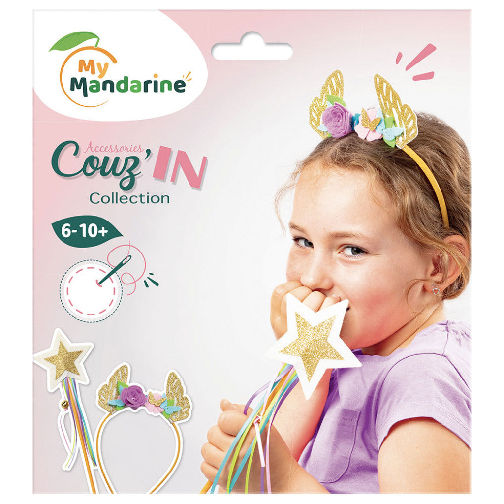 My Mandarine Mini Couzin Hårbøyle og tryllestav - Fairy