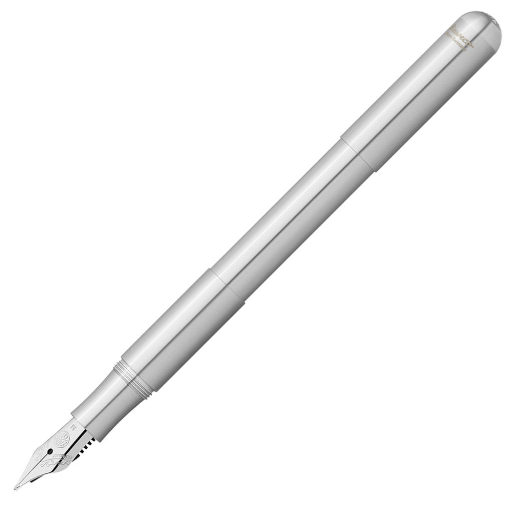 Kaweco Supra Fyllepenn - F 0.7mm - Stainless Steel