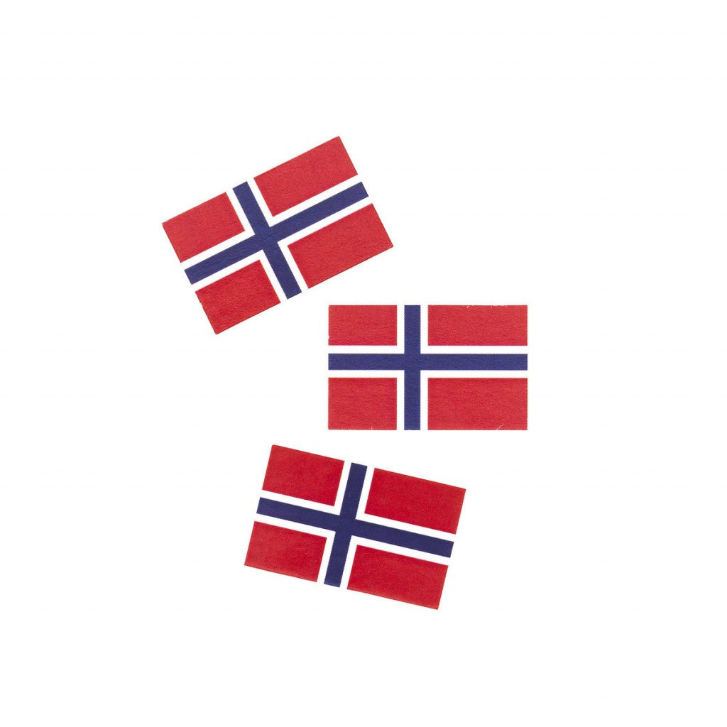 Borddekorasjon Flagg - 30stk