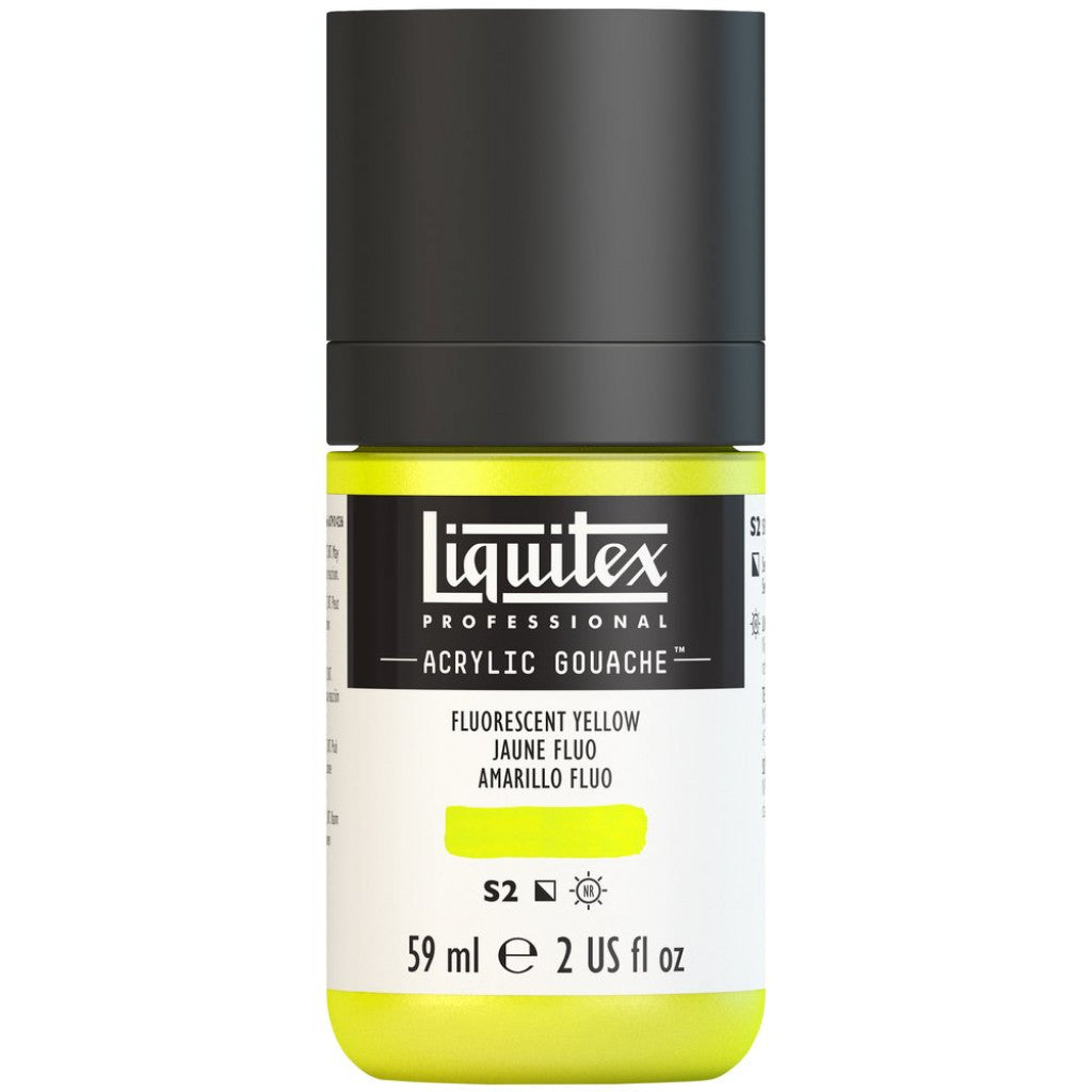 Liquitex Acrylic Gouache (matt) 59ml - 981 Fluorescent Yellow S2