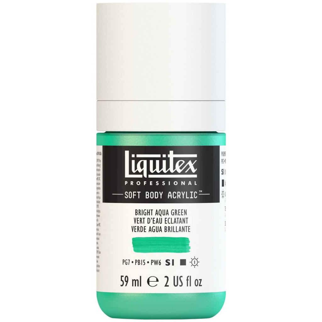 Liquitex Soft Body 59ml - 660 Bright Aqua Green S1
