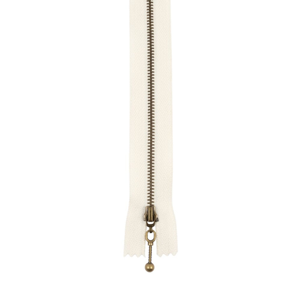 Glidelås 18cm 5mm Offwhite 1566