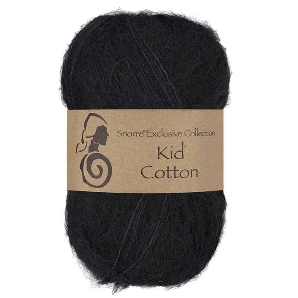Kid Mohair Cotton - 703 Svart