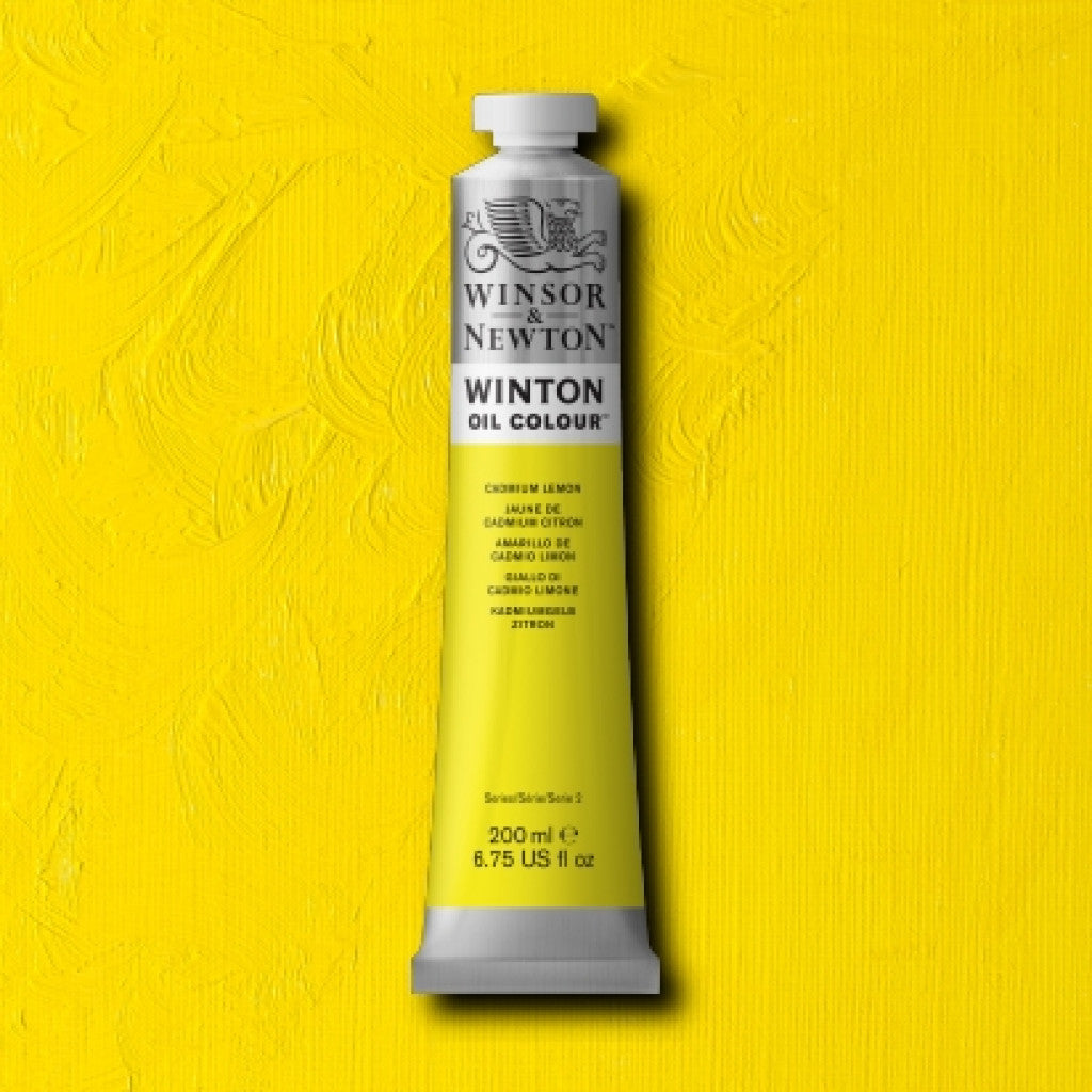 W&N - Winton Oil 200ml - 087 Cadmium Lemon Hue