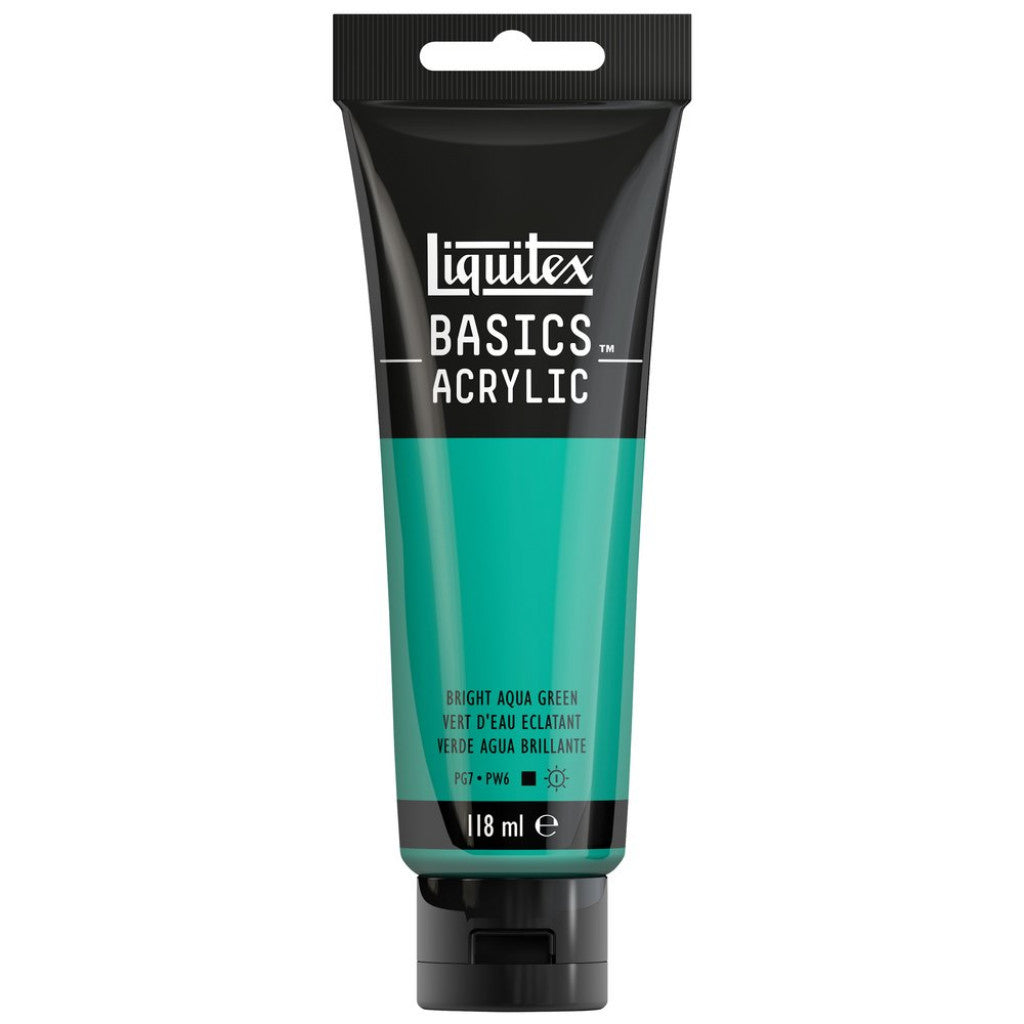 Liquitex Basics Acrylic 118ml - 660 Aqua Green Bright S1