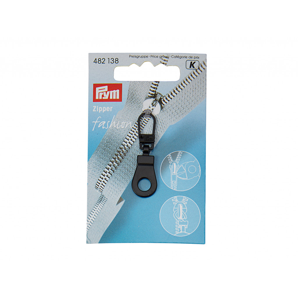 Prym Fashion Glidelås-hempe Eyelet - Sort