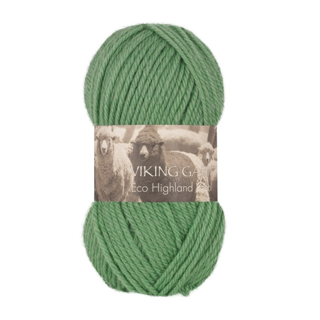 Eco Highland Wool - 232 Eplegrønn
