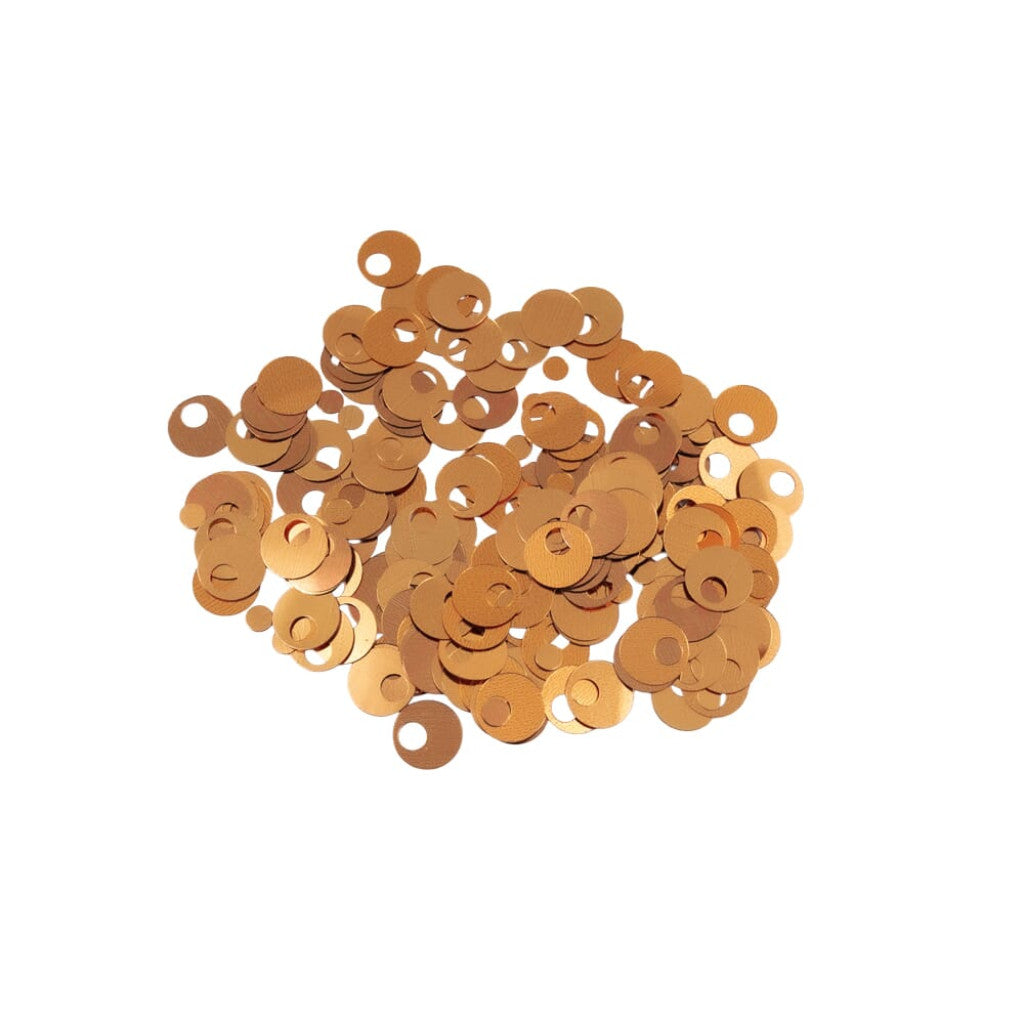 Paljett 10mm Kobber 8053