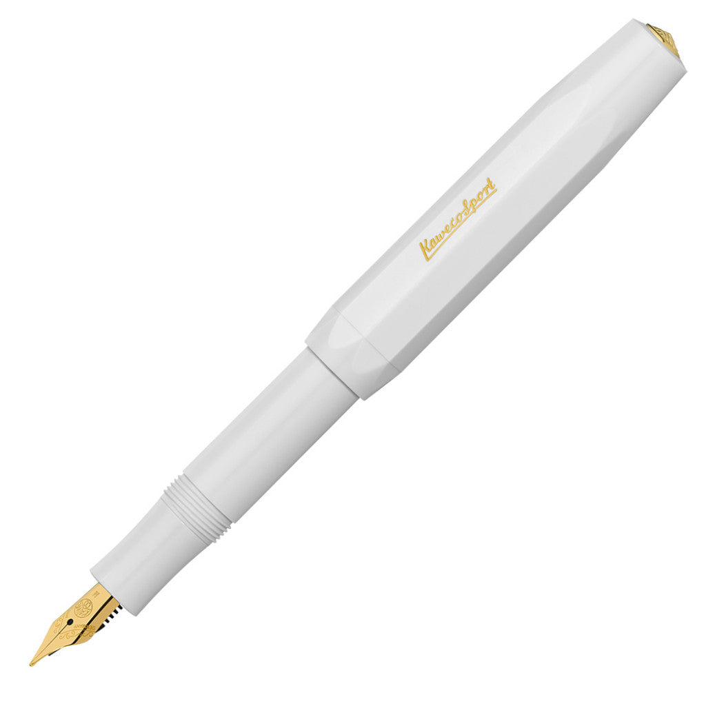 Kaweco Classic Sport Fyllepenn - F 0.7mm - White
