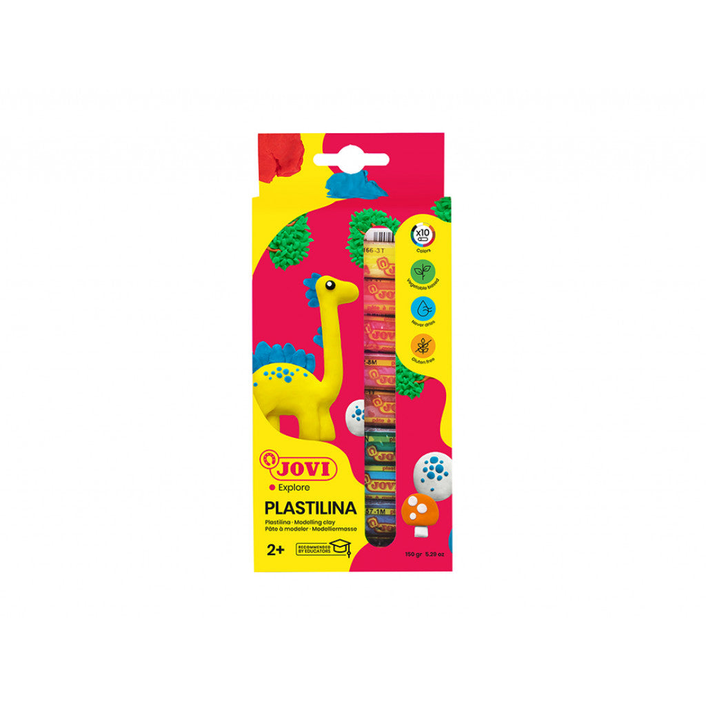 Jovi Plastilina Sett med 10 farger