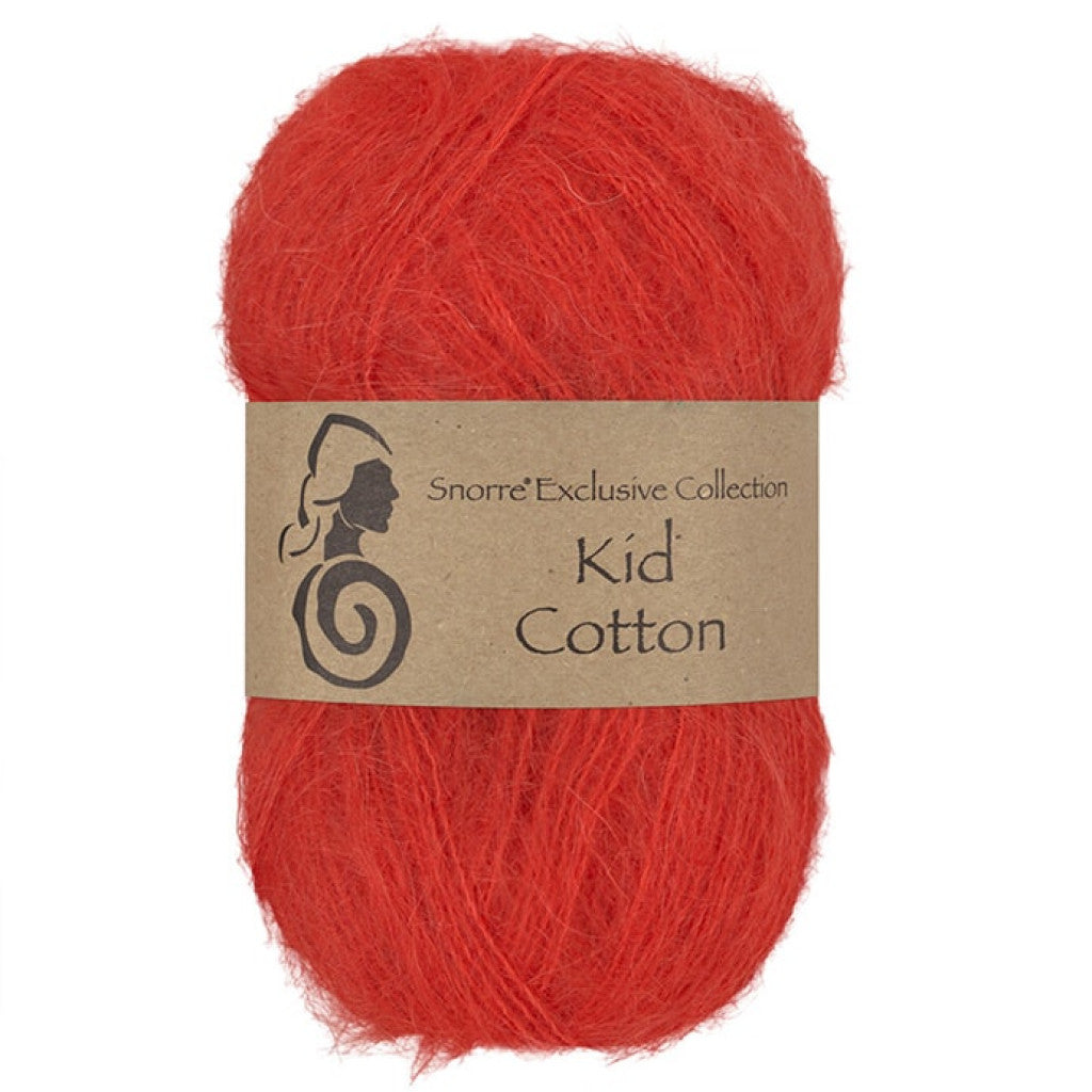 Kid Mohair Cotton - 752 Tomatrød