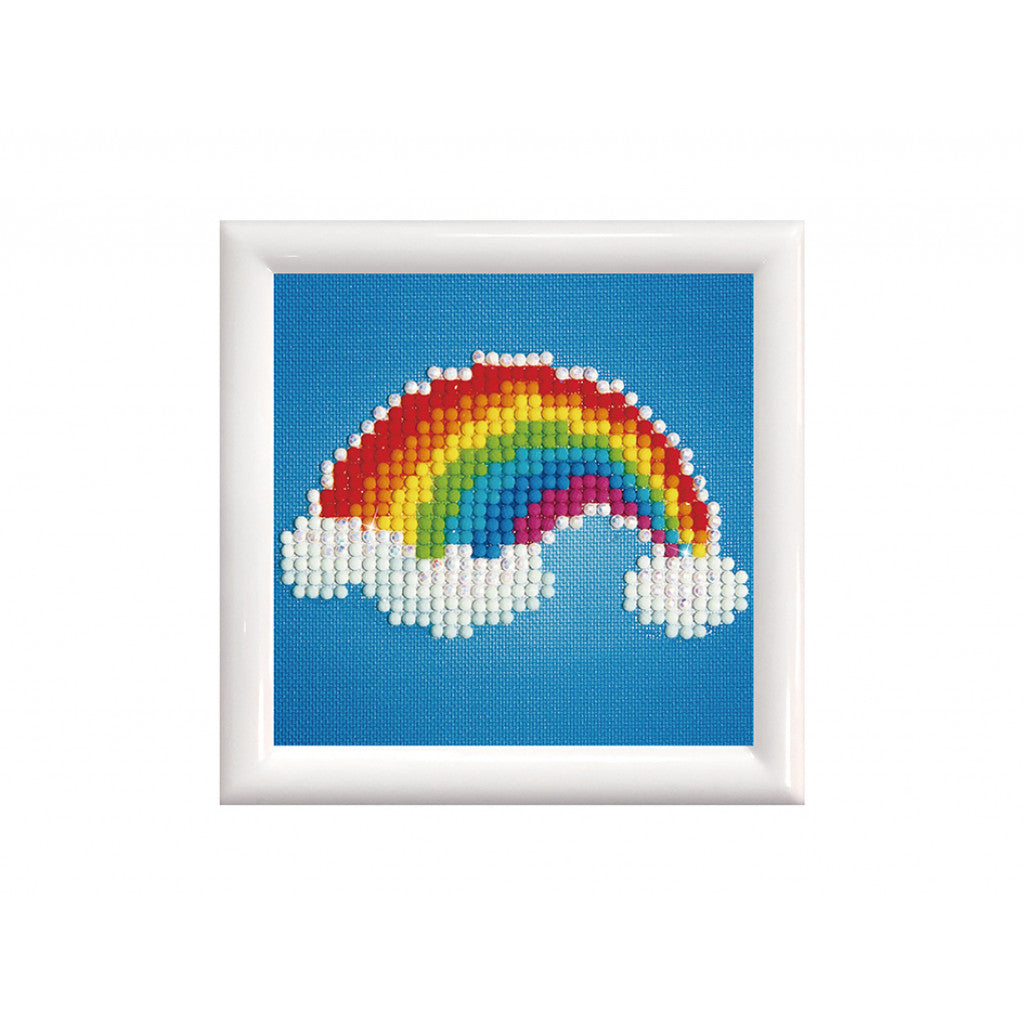 Diamond Dotz DD1 - Ever Living Rainbow DD Kit med ramme 9,5cm x 9,5cm
