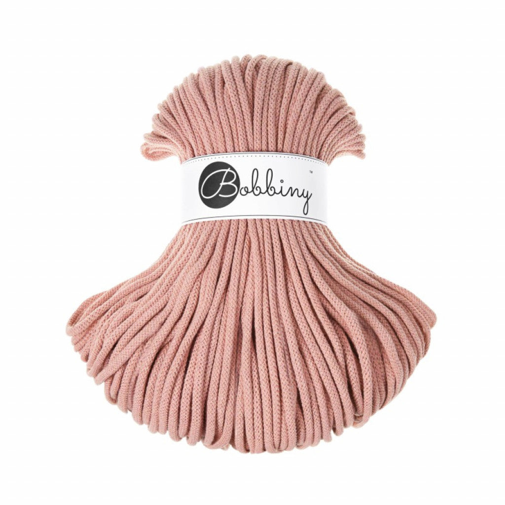 Bobbiny Braided Cord 5mm 100m - Blush