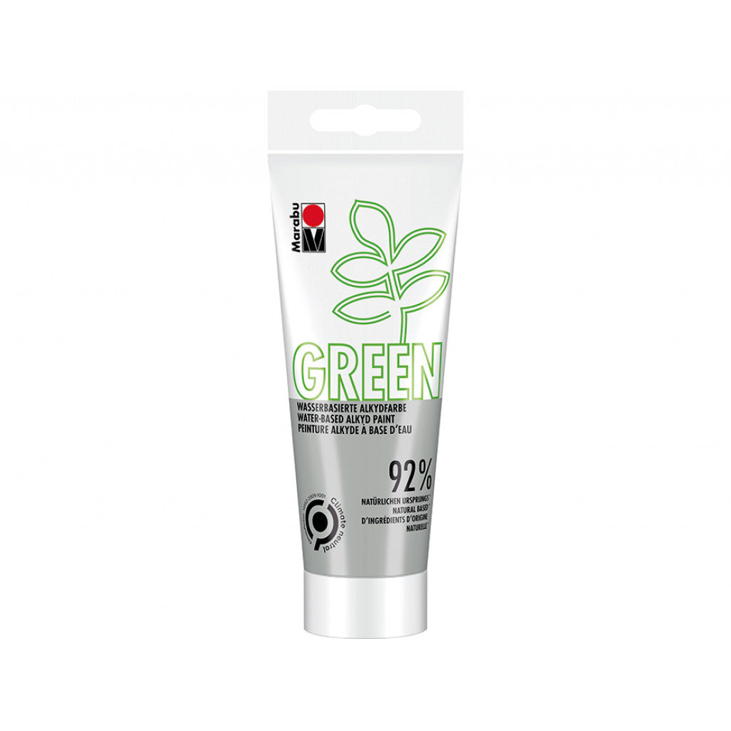 Vegansk Maling, Marabu Green Alkydmaling 100ml - 169 Stone grey