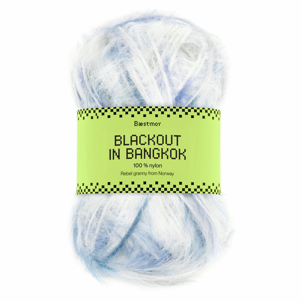 Blackout in Bangkok - 2021 Blue/Lavender/Green Print