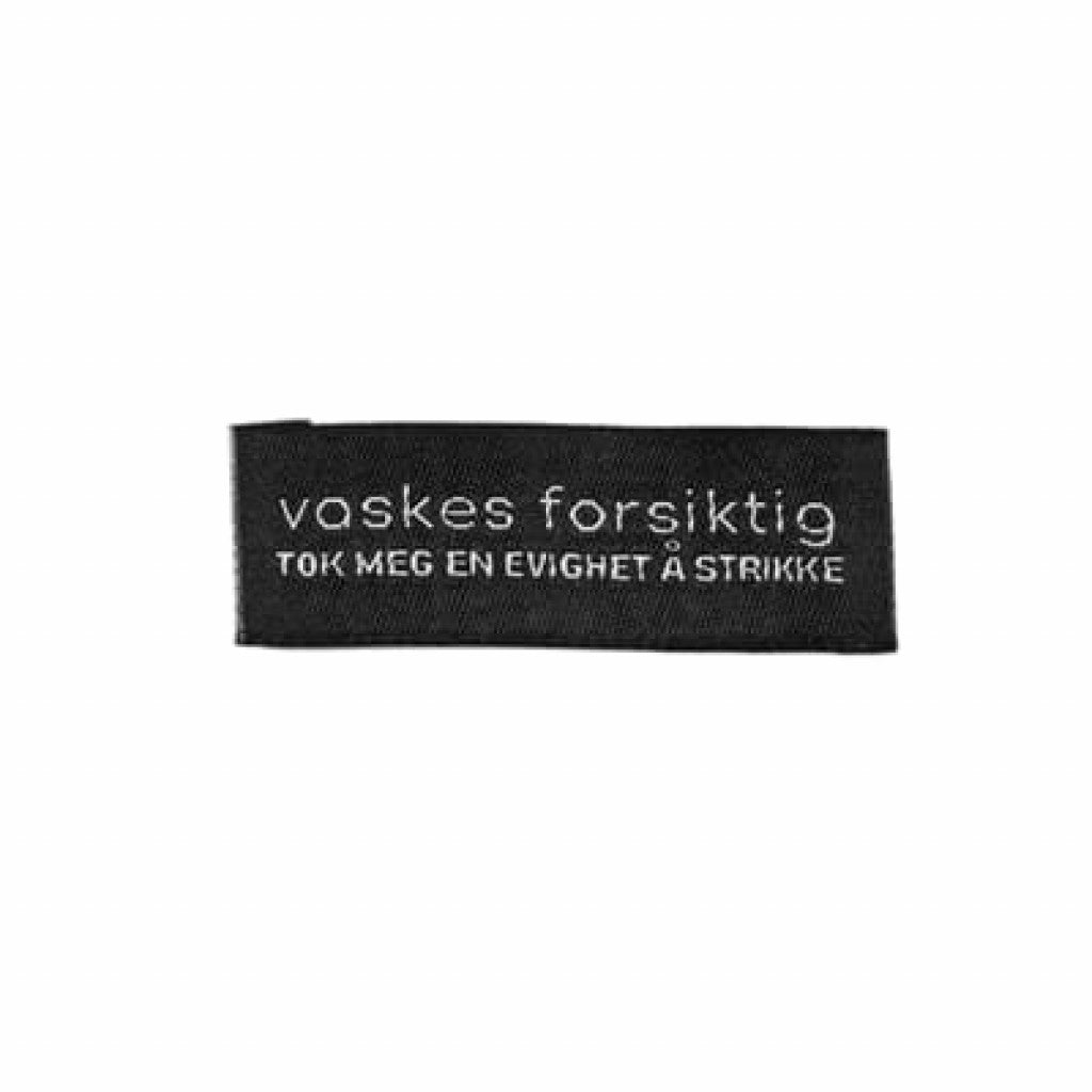 Symerke - Vaskes forsiktig (svart)