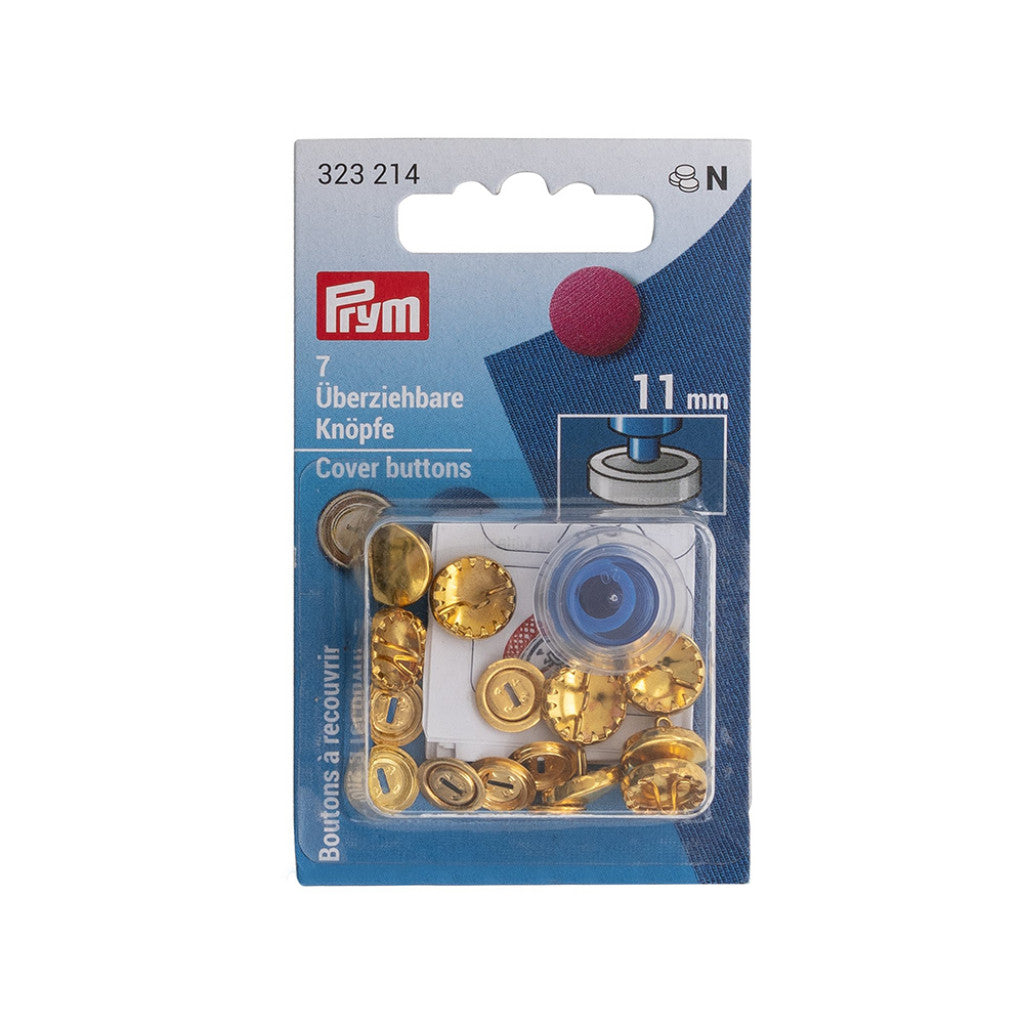 Prym Cover buttons 11mm 7stk Gull