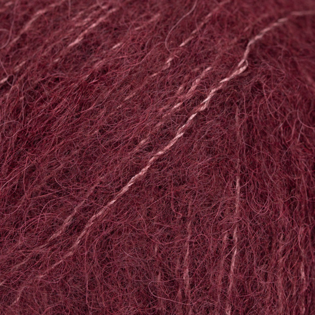 Brushed Alpaca Silk Uni - 44 Plommevin