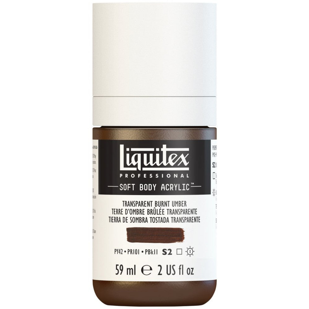 Liquitex Soft Body 59ml - 130 Transparent Burnt Umber S2